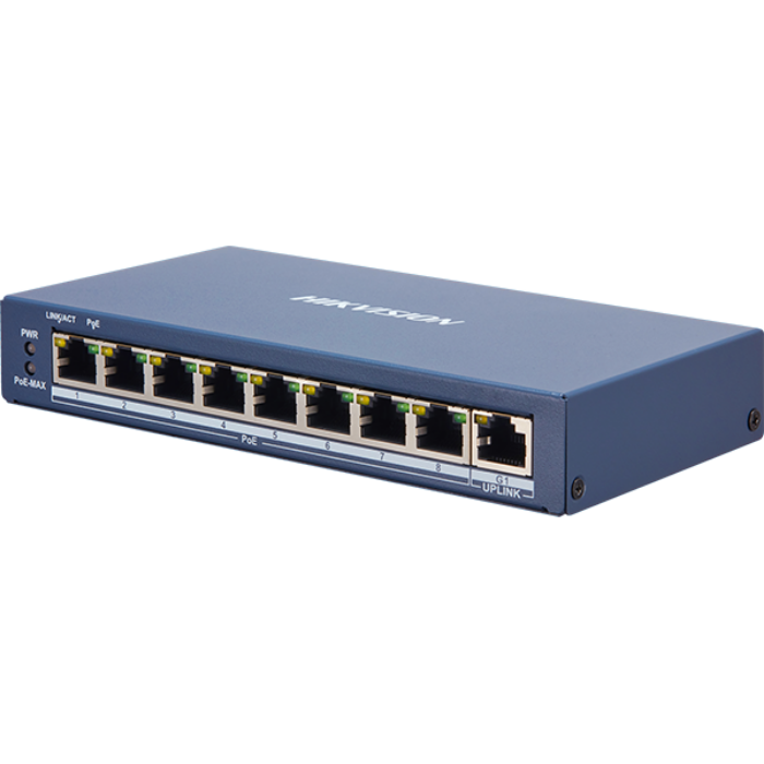 DS-3E1309P-EI 8 Port Fast Ethernet Smart POE switch