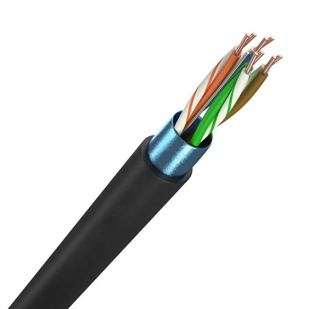 LAN kabel s 4 parice, kategorije 5, za vanjsku upotrebu