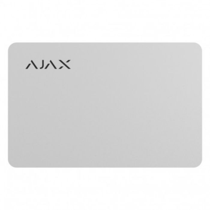 Ajax Pass WH (3pcs) Identifikacijska kartica za korisnika za aktivaciju i deaktivaciju sustava ,3 komada, bijele