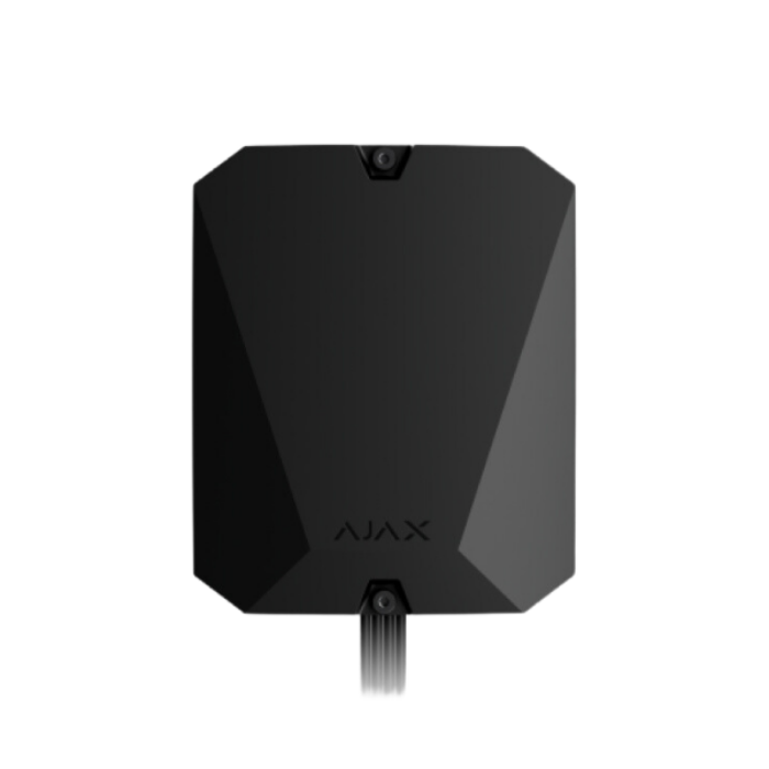 Ajax MultiTransmitter Fibra Modul za integraciju žičnih detektora treće strane u Ajax sustav, crni
