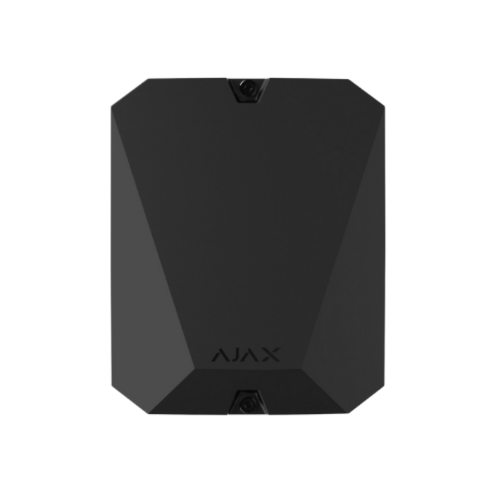 Ajax vhfBridge Modul za povezivanje Ajax sigurnosnog sustava s VHF odašiljačima trećih strana, crni