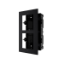 DS-KD-ACF2 Okvir za 2 modula, crni