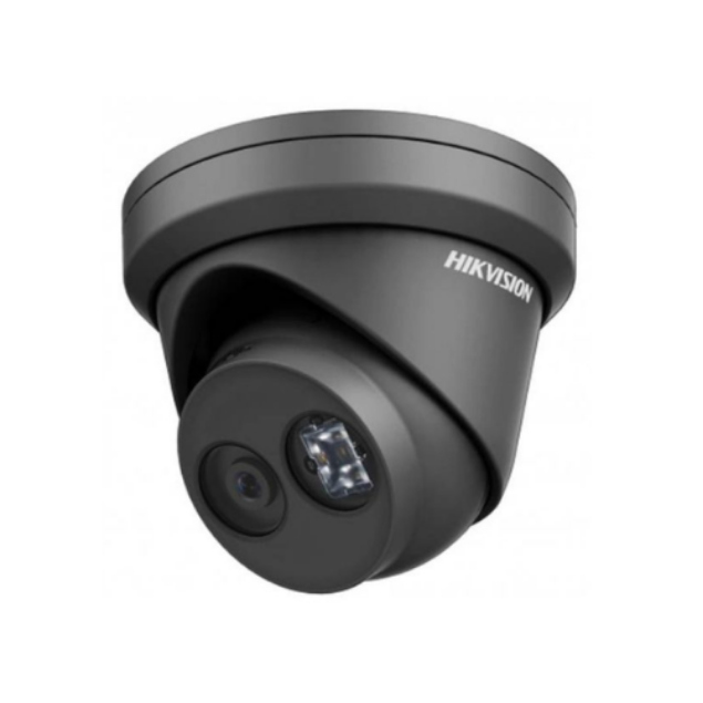 IP turret AcuSense kamera rezolucije 4 MP i leće 2,8 mm crne boje.