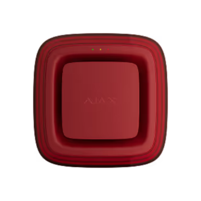 Bežični požarni alarm s vizualnim signalom, crvene boje