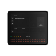 Bežična upravljačka i indikatorska jedinica (CIE) za sustav dojave požara, crne boje