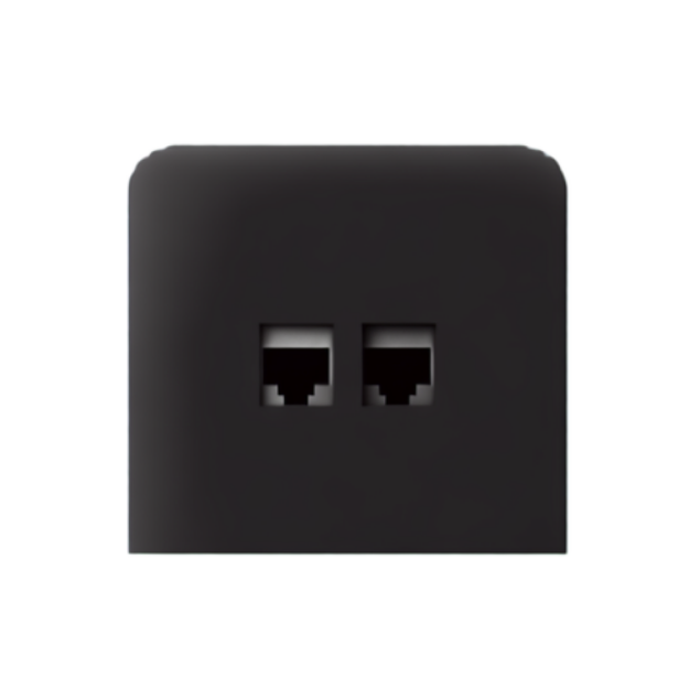 Crna ploča za ugradnju u bočni položaj za LAN module